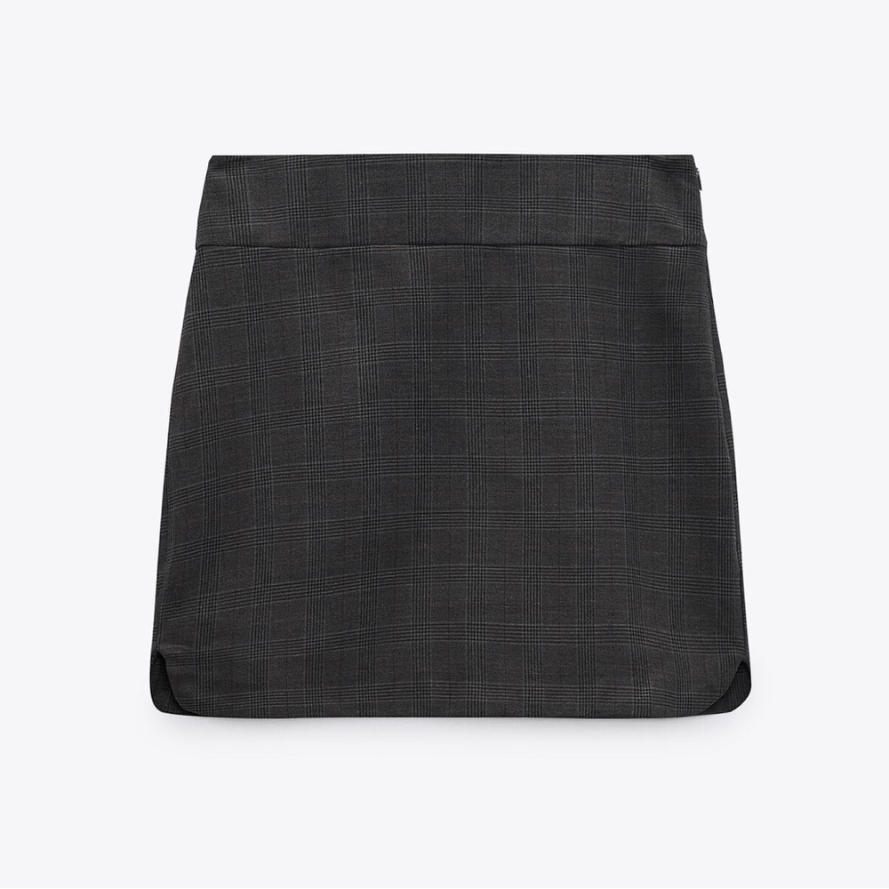 ZARA High Waisted Menswear Skirt
